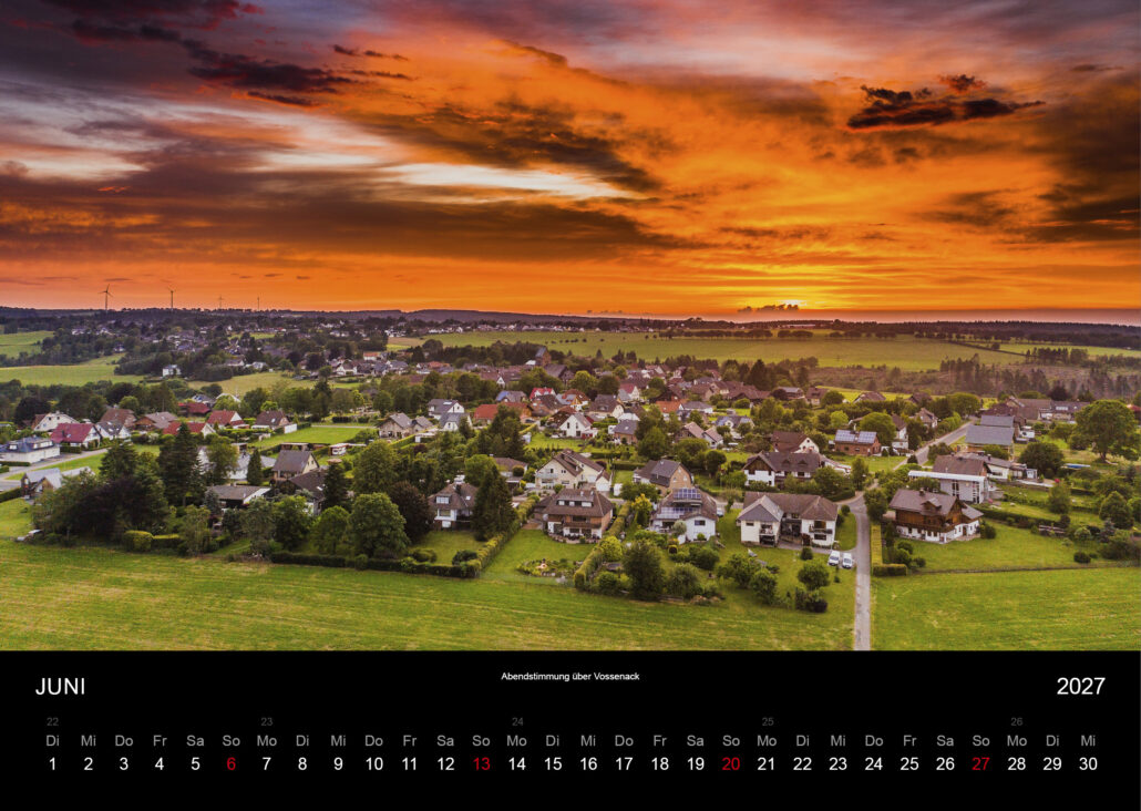 Abendstimmung über Vossenack