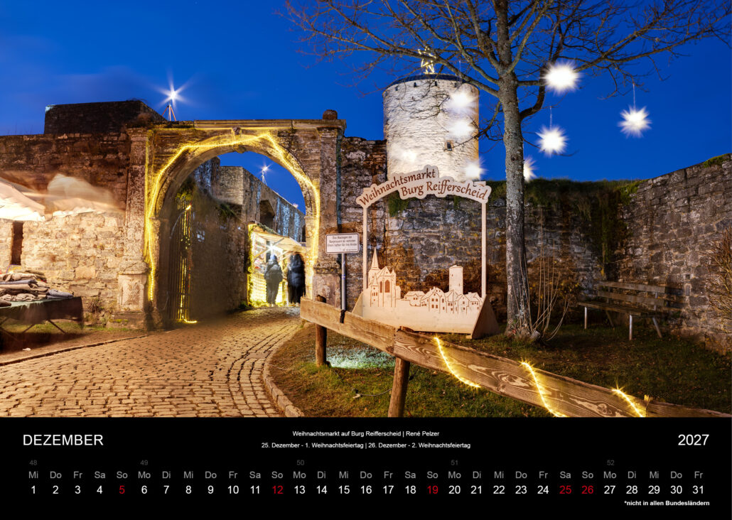 Weihnachtsmarkt auf Burg Reifferscheid